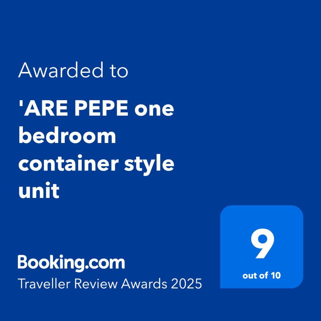 'Are Pepe One Bedroom Container Style Unit Rarotonga Extérieur photo